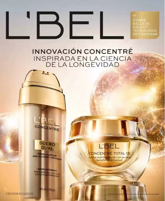 Catálogo L'bel en Pelileo | LBEL ECUADOR C15 2026 | 2026-09-08T00:00:00.000Z - 2026-09-22T00:00:00.000Z