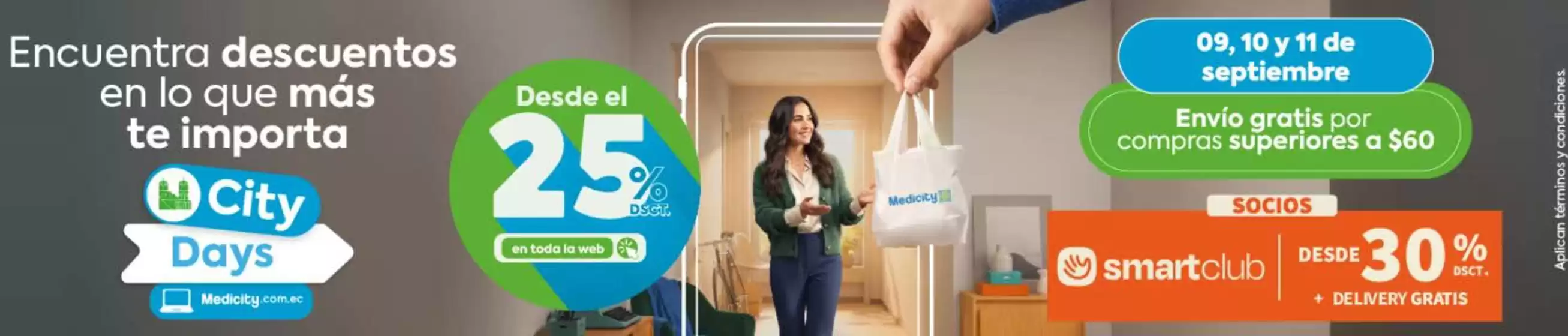 Catálogo Farmacias Medicity en Guayaquil | Desde el 25%dcto | 2026-09-10T00:00:00.000Z - 2026-09-11T00:00:00.000Z