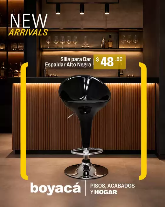 Catálogo Boyacá en Santo Domingo | Silla para bar | 2026-09-10T00:00:00.000Z - 2026-09-30T00:00:00.000Z
