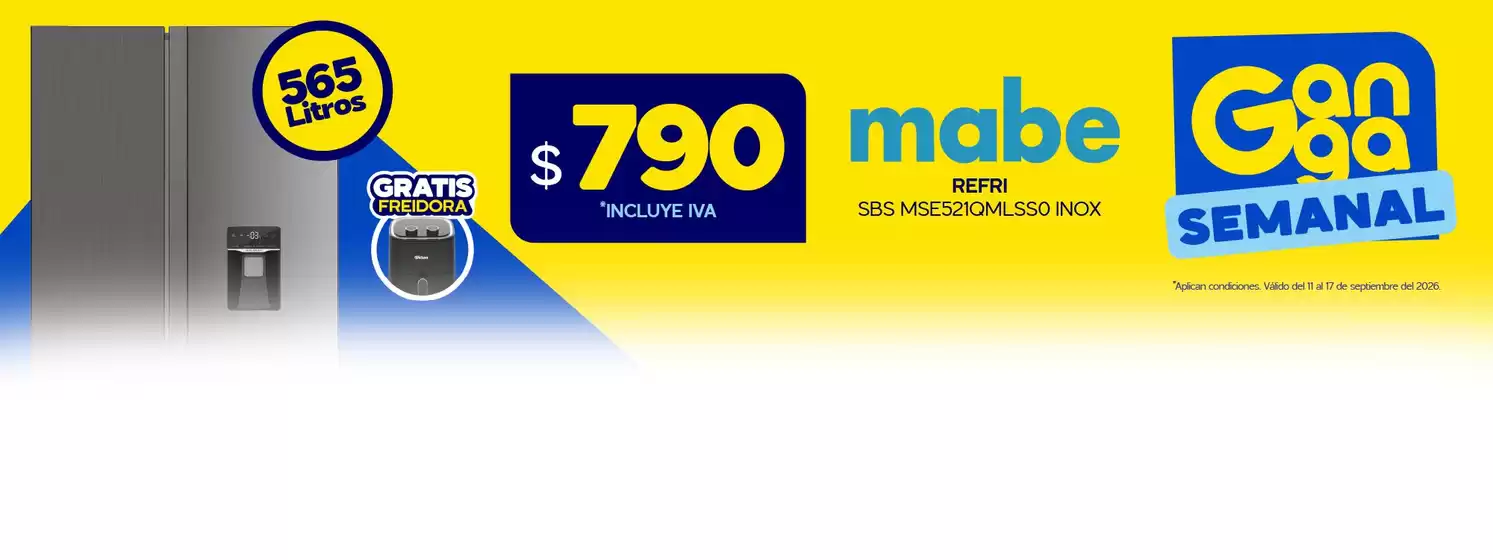 Catálogo Almacenes La Ganga en Jipijapa | Ofertas Almacenes La Ganga | 2026-09-11T00:00:00.000Z - 2026-09-17T00:00:00.000Z