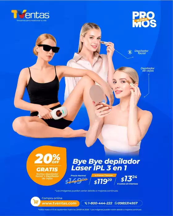 Catálogo TVentas en Daule | Descuentos y promociones | 2026-09-12T00:00:00.000Z - 2026-09-26T00:00:00.000Z
