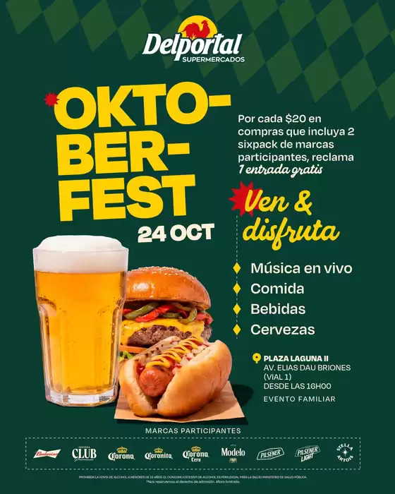 Catálogo Supermercados Delportal en San Antonio (Quito) | Okto ber fest  | 2026-09-14T00:00:00.000Z - 2026-09-24T00:00:00.000Z