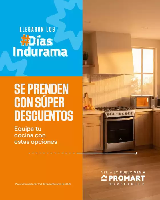 Catálogo Promart Homecenter en San Antonio (Quito) |  Se prenden con super descuentos  | 2026-09-14T00:00:00.000Z - 2026-09-30T00:00:00.000Z