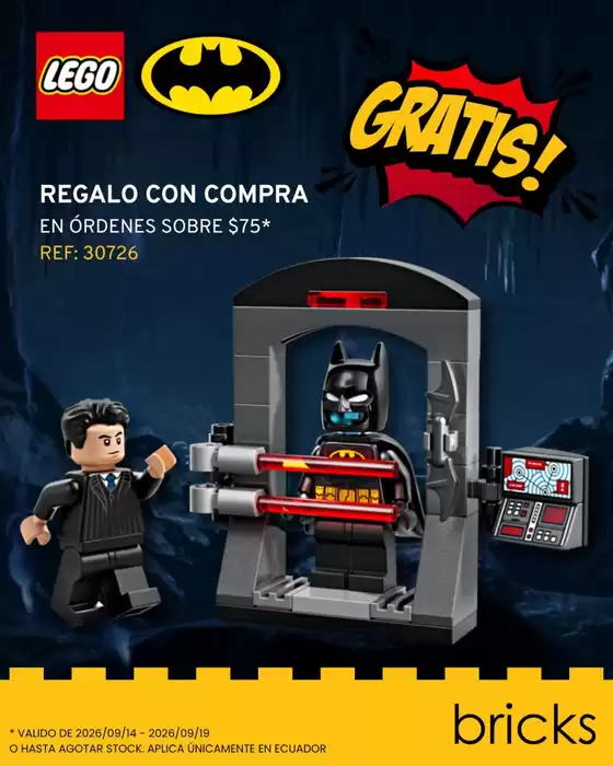Catálogo Lego en Cotacachi | Regalo con compra | 2026-09-15T00:00:00.000Z - 2026-09-19T00:00:00.000Z