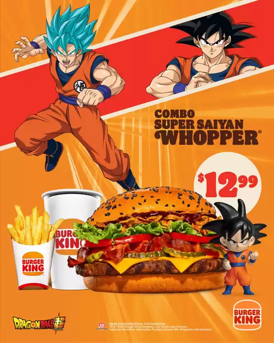 Catálogo Burger King | Combo super saiyan | 2026-09-15T00:00:00.000Z - 2026-10-10T00:00:00.000Z