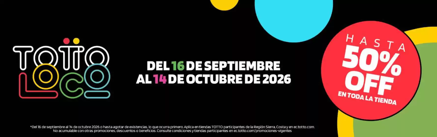 Catálogo Totto | Hasta 50%off | 2026-09-16T00:00:00.000Z - 2026-10-14T00:00:00.000Z