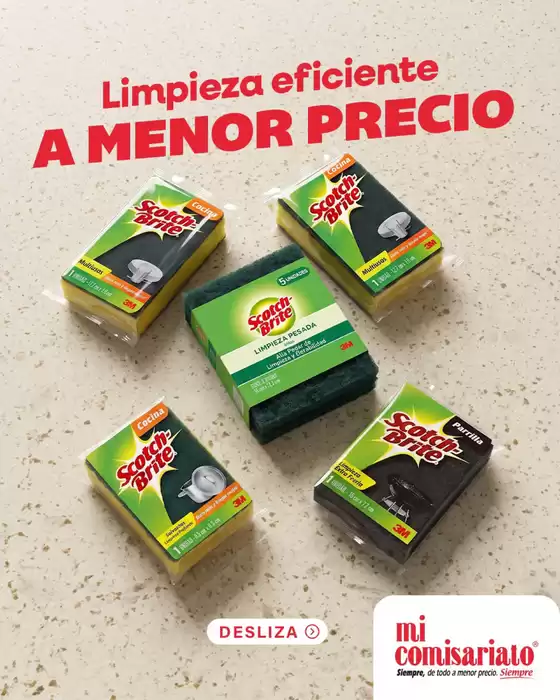 Catálogo Mi Comisariato en Pelileo | Limpieza eficiente a menor precio  | 2026-09-17T00:00:00.000Z - 2026-10-10T00:00:00.000Z