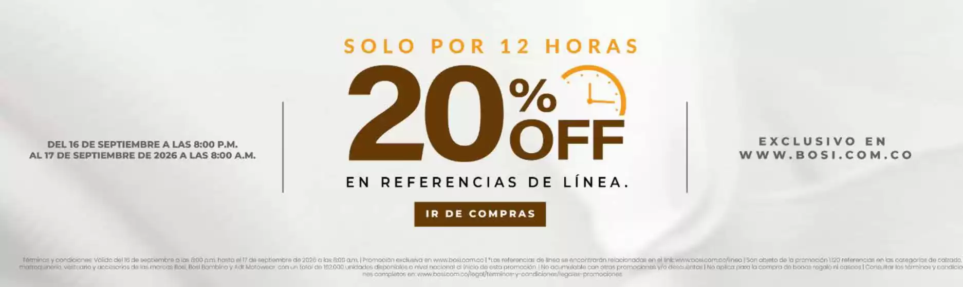 Catálogo Bosi | 20%off | 2026-09-17T00:00:00.000Z - 2026-09-17T00:00:00.000Z