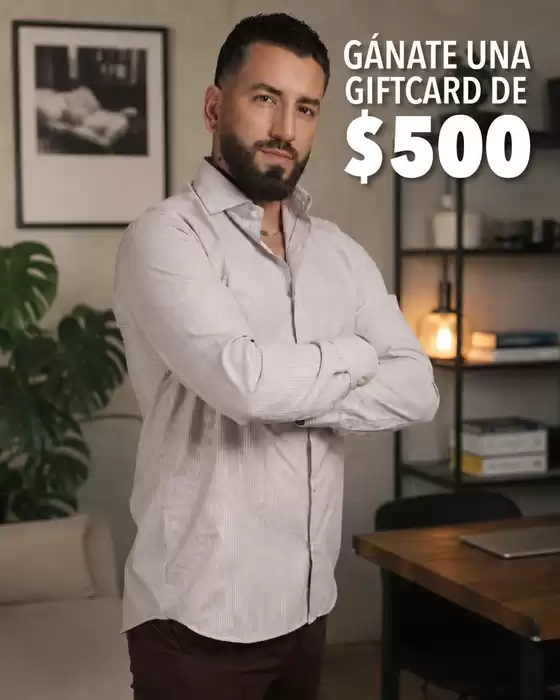 Catálogo Camisas Él | Ganate una giftcard de $500 | 2026-09-17T00:00:00.000Z - 2026-10-17T00:00:00.000Z