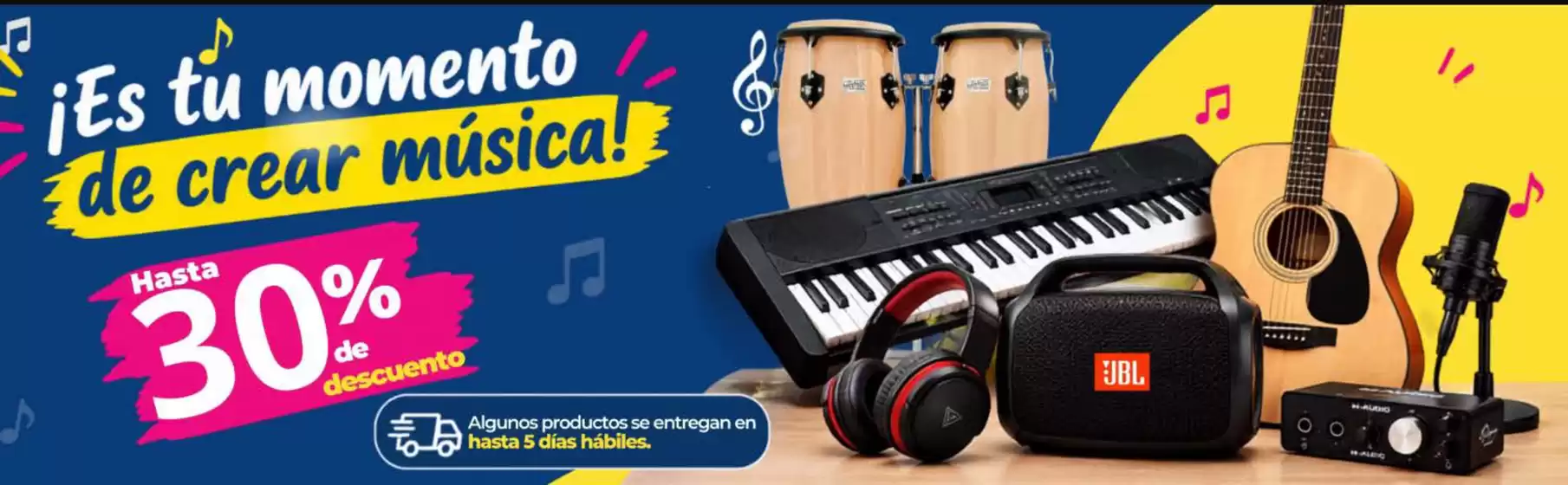 Catálogo Super Paco en El Carmen | Es tu momento de crear musica! | 2026-09-18T00:00:00.000Z - 2026-10-18T00:00:00.000Z