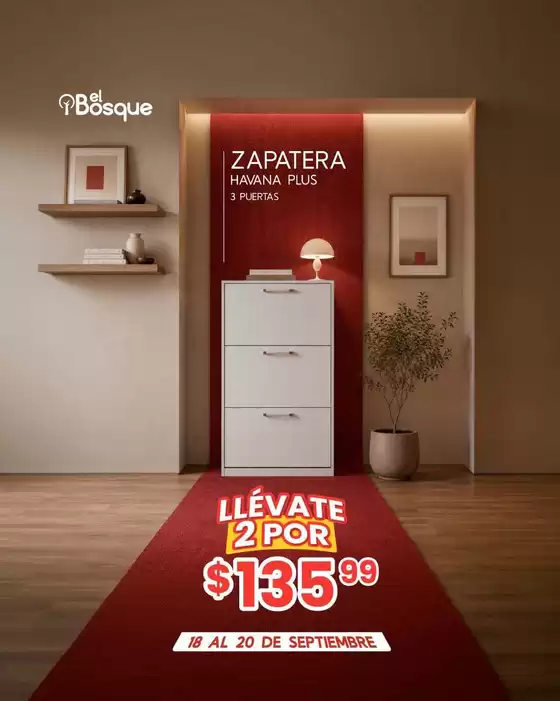 Catálogo Muebles el Bosque | Ofertas principales para ahorradores | 2026-09-18T00:00:00.000Z - 2026-09-20T00:00:00.000Z