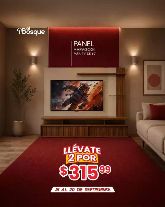 Catálogo Muebles el Bosque | Nuevas ofertas para descubrir | 2026-09-18T00:00:00.000Z - 2026-09-20T00:00:00.000Z