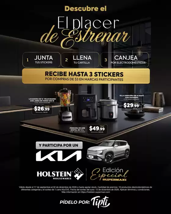 Catálogo Supermaxi | El placer de estrenar  | 2026-09-21T00:00:00.000Z - 2026-12-02T00:00:00.000Z