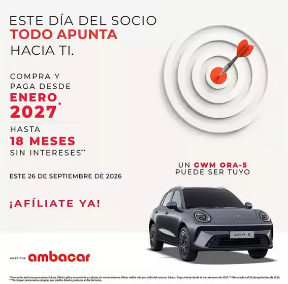 Catálogo Sukasa | Este dia del socio todo apunta hacia ti | 2026-09-21T00:00:00.000Z - 2027-01-31T00:00:00.000Z