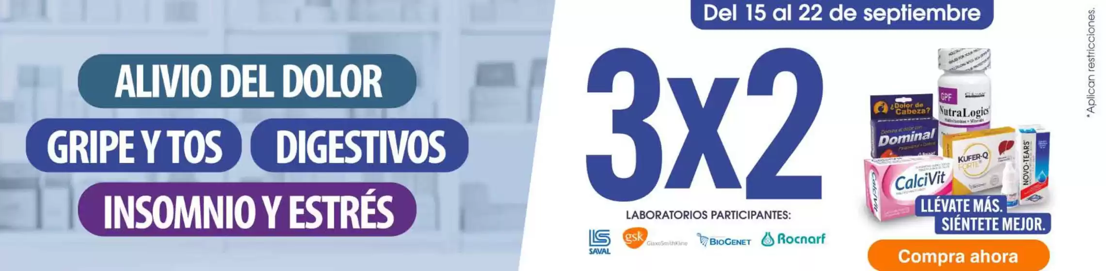 Catálogo Fybeca | 3x2 laboratorios participantes | 2026-09-22T00:00:00.000Z - 2026-09-22T00:00:00.000Z