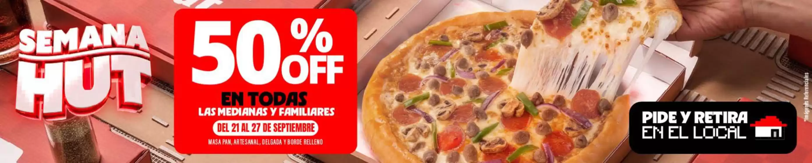 Catálogo Pizza Hut | Semana Hut | 2026-09-22T00:00:00.000Z - 2026-09-27T00:00:00.000Z