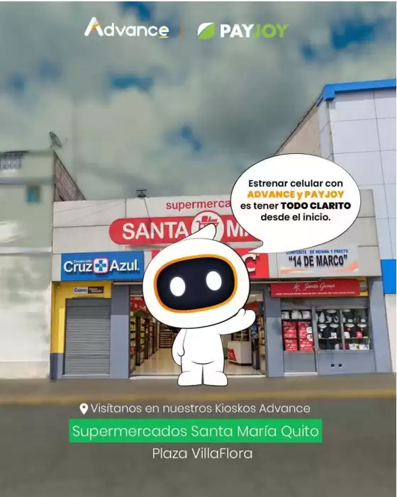 Catálogo Advance en Cevallos | Gran variedad de ofertas | 2026-09-25T00:00:00.000Z - 2026-10-09T00:00:00.000Z