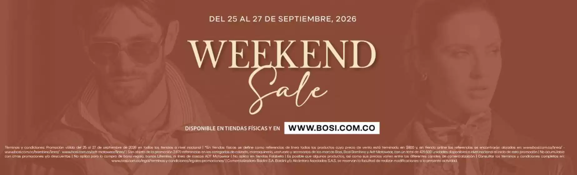 Catálogo Bosi en Puerto Bolivar | Weekend sale  | 2026-09-25T00:00:00.000Z - 2026-09-28T00:00:00.000Z