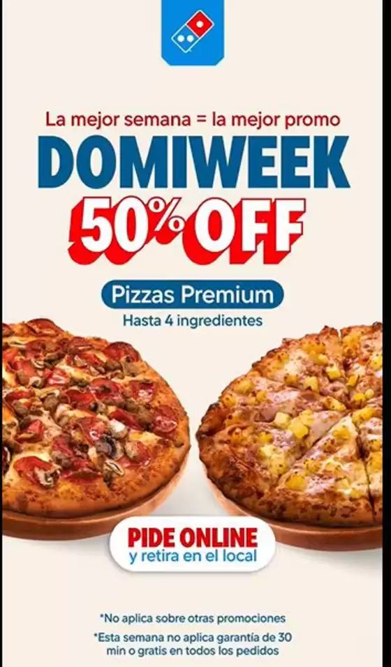 Catálogo Domino's Pizza | Domiweek | 2026-09-28T00:00:00.000Z - 2026-10-04T00:00:00.000Z