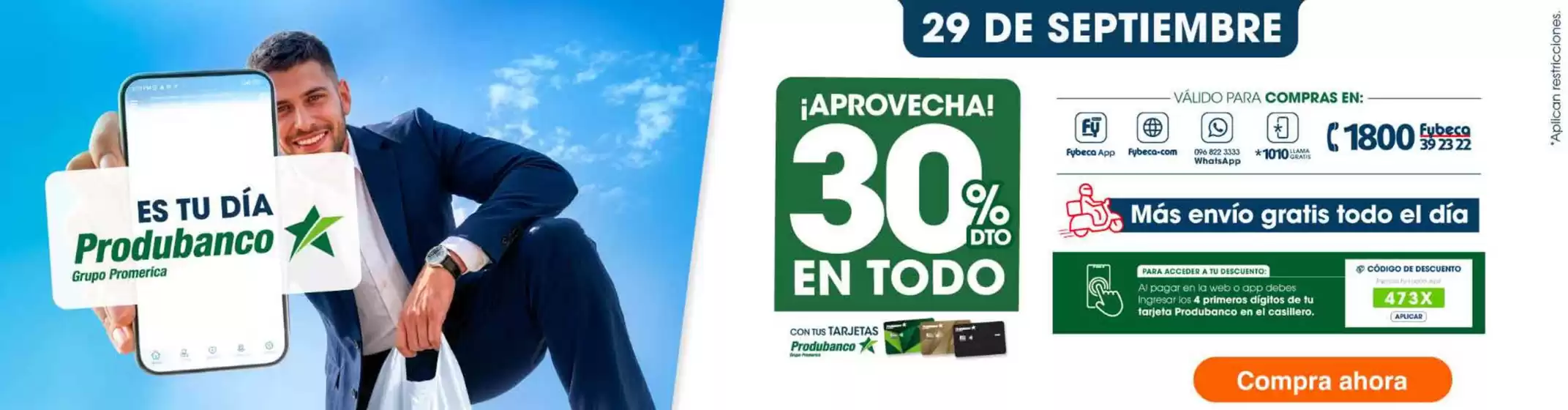 Catálogo Fybeca | Aprovecha 30%dto en todo  | 2026-09-29T00:00:00.000Z - 2026-09-29T00:00:00.000Z