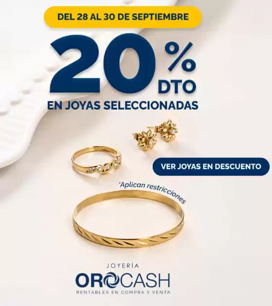 Catálogo OroCash | 20%dto en joyas seleccionados | 2026-09-29T00:00:00.000Z - 2026-09-30T00:00:00.000Z