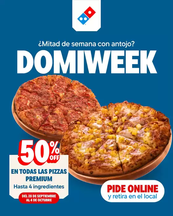 Catálogo Domino's Pizza en Conocoto | Domi week  | 2026-10-02T00:00:00.000Z - 2026-10-04T00:00:00.000Z