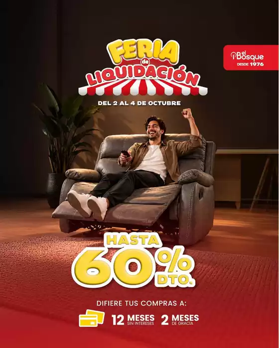 Catálogo Muebles el Bosque | Ofertas principales para ahorradores | 2026-10-02T00:00:00.000Z - 2026-10-04T00:00:00.000Z