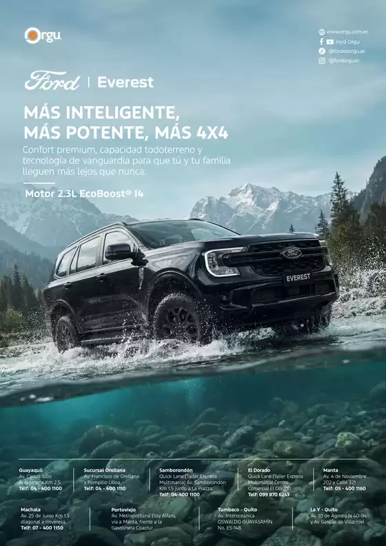 Catálogo Ford | 260210 ford orgu everest ficha tecnica | 2026-01-01T00:00:00.000Z - 2026-12-31T00:00:00.000Z