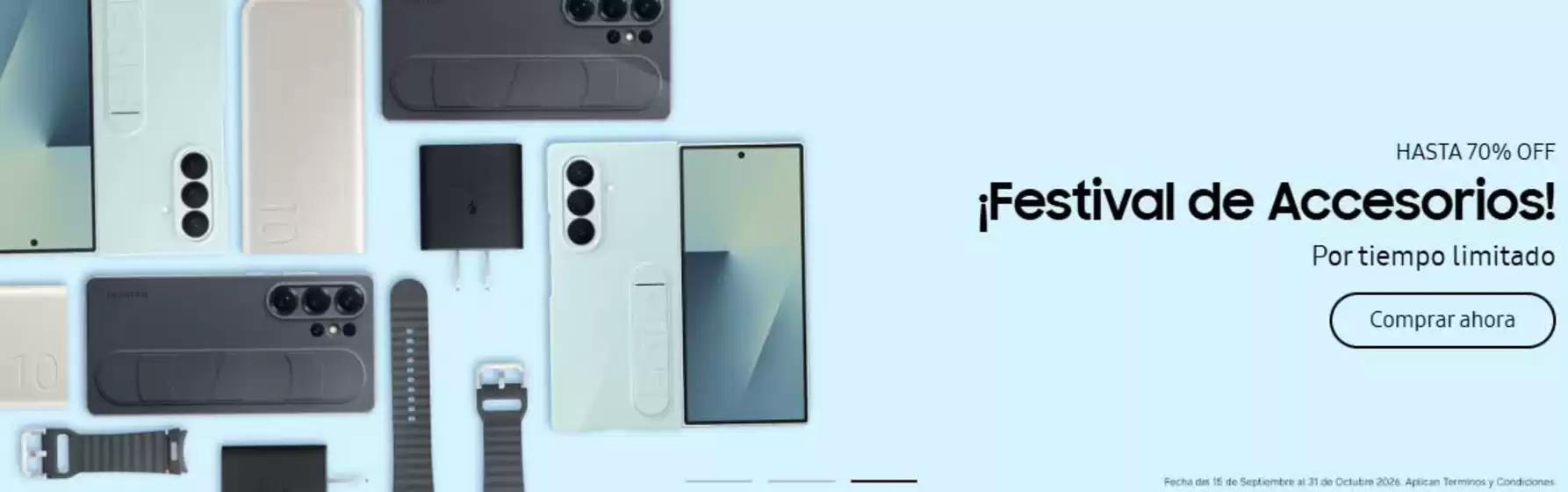 Catálogo Samsung en Duran | Festival de accesorios! | 2026-10-12T00:00:00.000Z - 2026-10-31T00:00:00.000Z