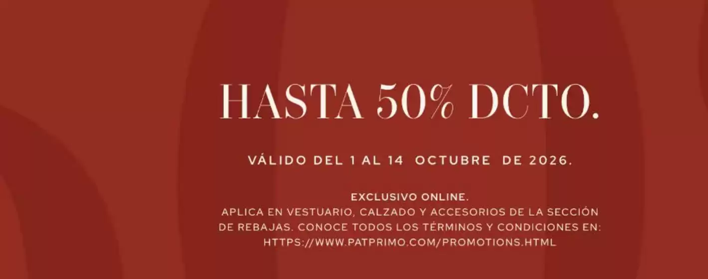Catálogo Pat Primo en Sangolquí | Hasta 50%dcto  | 2026-10-13T00:00:00.000Z - 2026-10-14T00:00:00.000Z