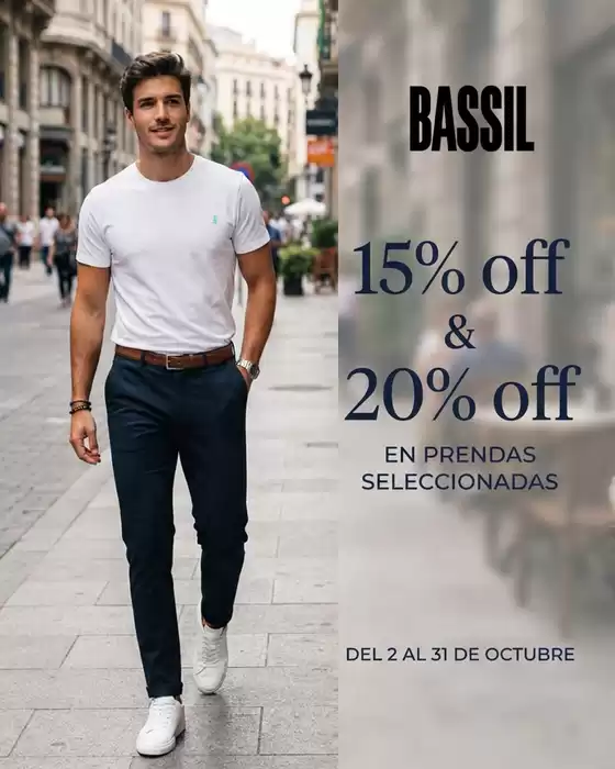 Catálogo Bassil | 15%off & 20%off en prendas seleccionadas | 2026-10-19T00:00:00.000Z - 2026-10-31T00:00:00.000Z