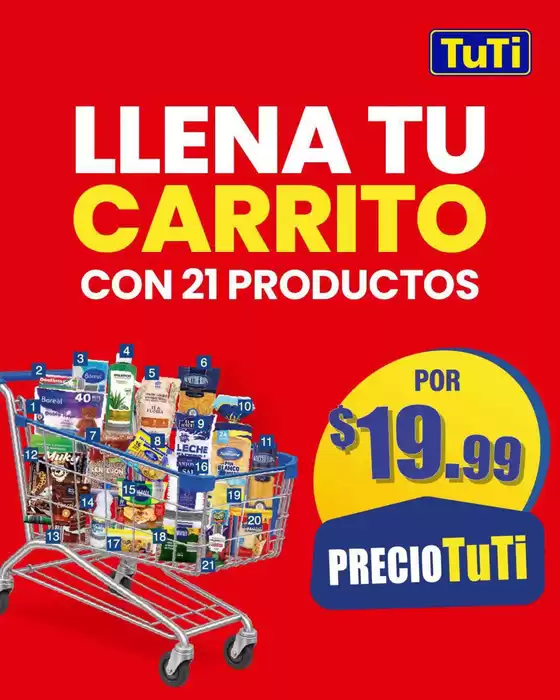 Catálogo TuTi | Llena tu carrito con 21 productos | 2026-10-19T00:00:00.000Z - 2026-10-31T00:00:00.000Z