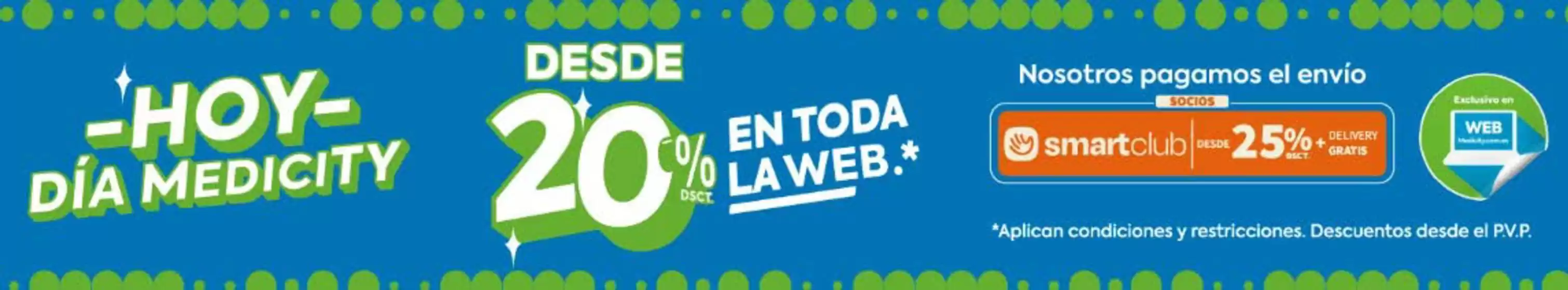 Catálogo Farmacias Medicity | Hoy dia medicity | 2026-10-21T00:00:00.000Z - 2026-10-25T00:00:00.000Z