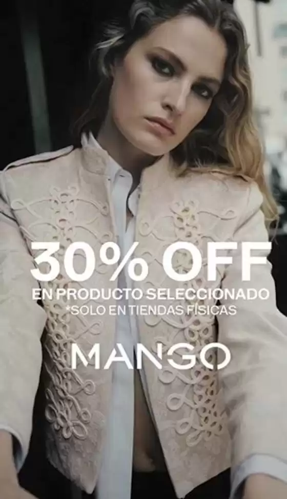 Catálogo Mango | 30%off en producto seleccionado  | 2026-10-21T00:00:00.000Z - 2026-11-30T00:00:00.000Z