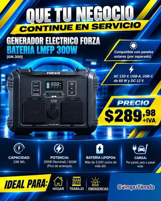 Catálogo CompuTienda en Tarifa | Que tu negocio continue en servicio  | 2026-10-21T00:00:00.000Z - 2026-11-14T00:00:00.000Z
