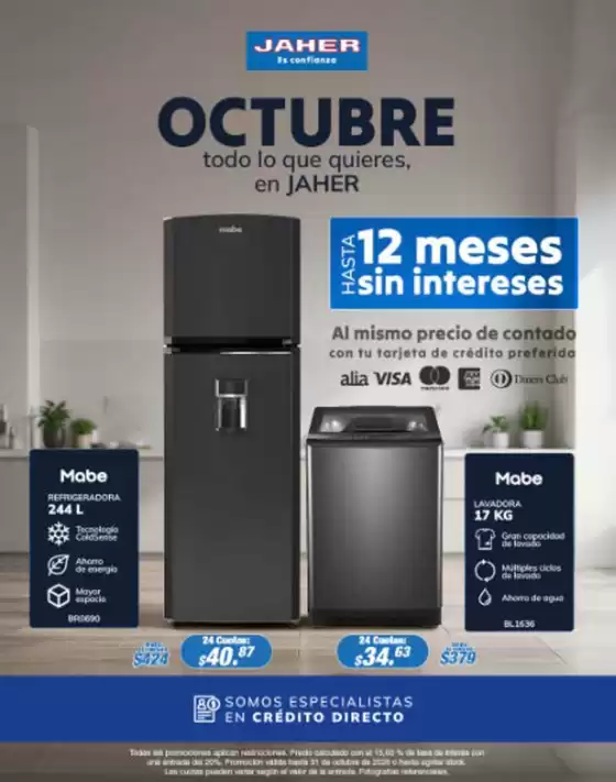 Catálogo Jaher | Octubre todo lo que quieres en jaher | 2026-10-23T00:00:00.000Z - 2026-10-31T00:00:00.000Z