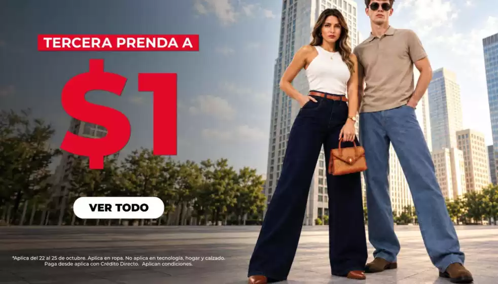 Catálogo Moda RM | Tercera prenda a $1 | 2026-10-23T00:00:00.000Z - 2026-10-25T00:00:00.000Z