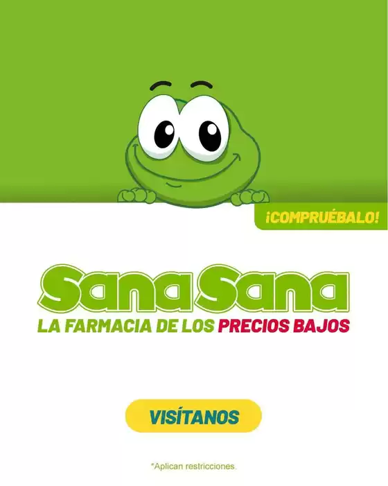 Catálogo Farmacias SanaSana | Nuestras mejores gangas | 2026-10-23T00:00:00.000Z - 2026-11-06T00:00:00.000Z