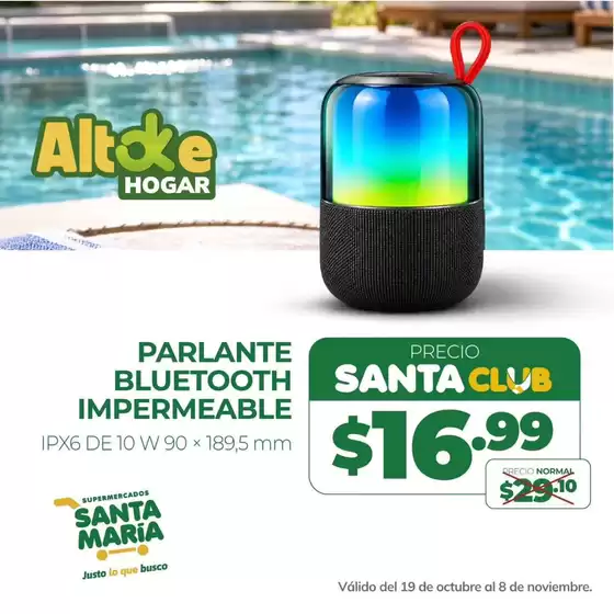 Catálogo Santa Maria | Promociones actuales | 2026-10-19T00:00:00.000Z - 2026-11-08T00:00:00.000Z