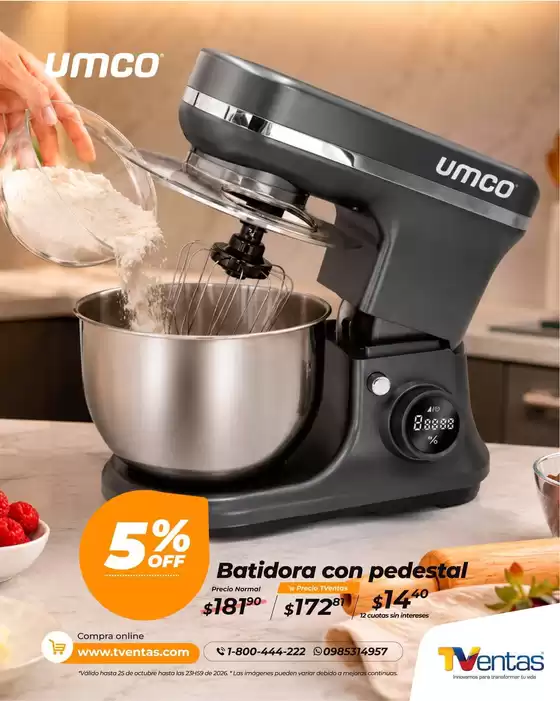 Catálogo TVentas | Excelente oferta para cazadores de gangas | 2026-10-23T00:00:00.000Z - 2026-10-25T00:00:00.000Z