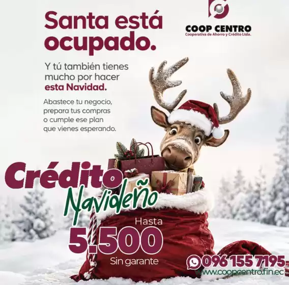 Catálogo Credicentro | Santa esta ocupado | 2026-10-28T00:00:00.000Z - 2026-12-31T00:00:00.000Z