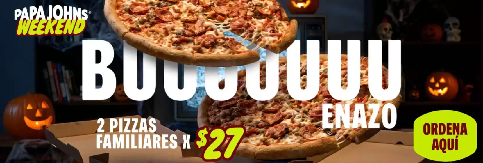 Catálogo Papa John's | Buenazo | 2026-10-28T00:00:00.000Z - 2026-10-31T00:00:00.000Z