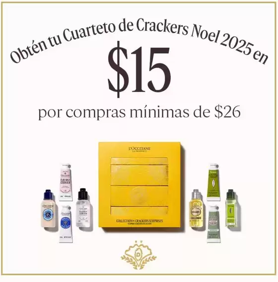 Catálogo L'Occitane | $15 por compras minimas de $26 | 2026-10-29T00:00:00.000Z - 2026-11-28T00:00:00.000Z