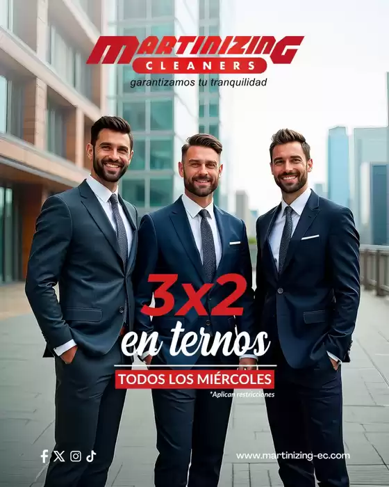 Catálogo Martinizing Dry Cleaning | 3x2 en ternos | 2026-10-29T00:00:00.000Z - 2026-11-25T00:00:00.000Z