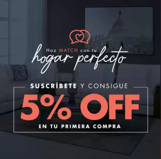5%Off en tu primera compra