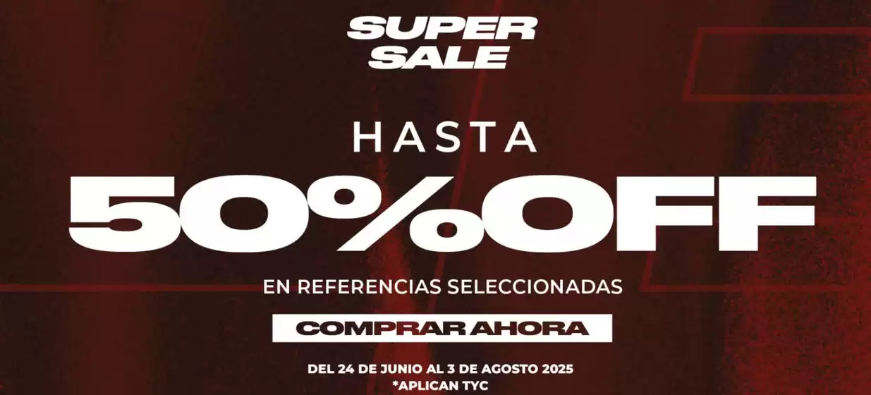 Hasta 50%off
