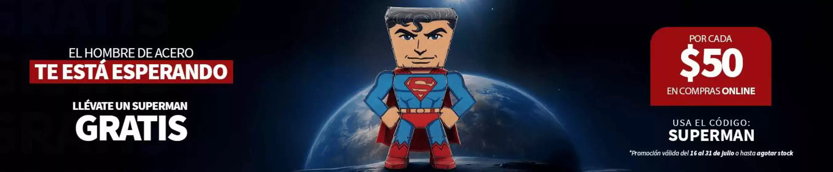 Llevate un superman gratis 