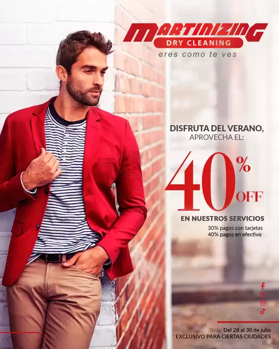 Disfruta del verano 40%off