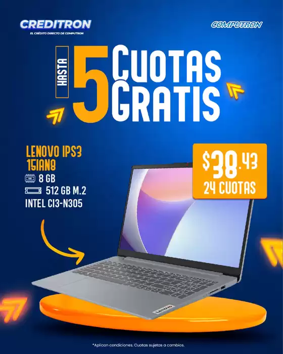 Catálogo Computron en Milagro | Leonovo Ips | 2025-07-29T00:00:00.000Z - 2025-07-31T00:00:00.000Z
