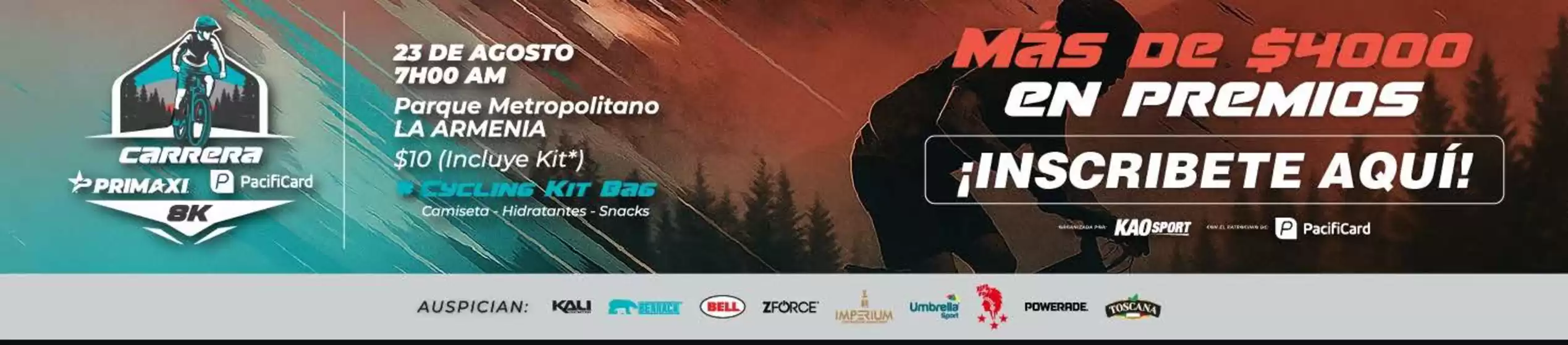 Mas de $4000 en premios 